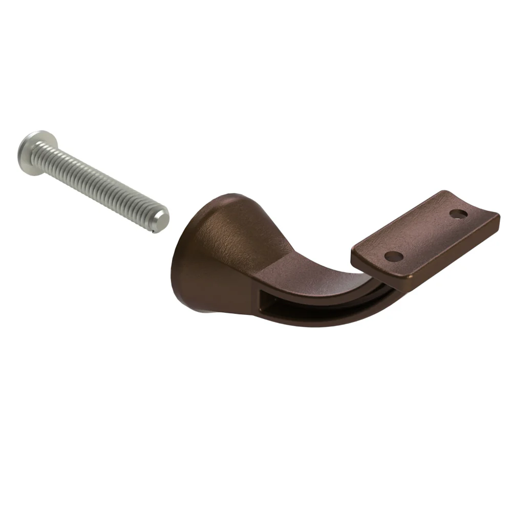 Emro Architectural Concealed Curved Top Bracket 4462 - Available in Various Finishes - Image 4