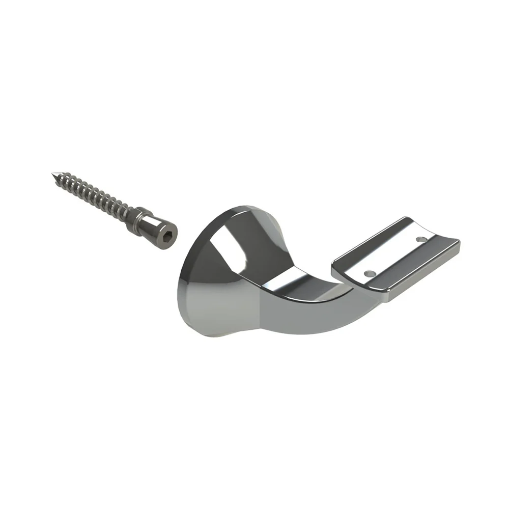 Emro Deluxe Concealed Stair Rail Curve Top Bracket 446CT - Available in Various Finishes - Image 3