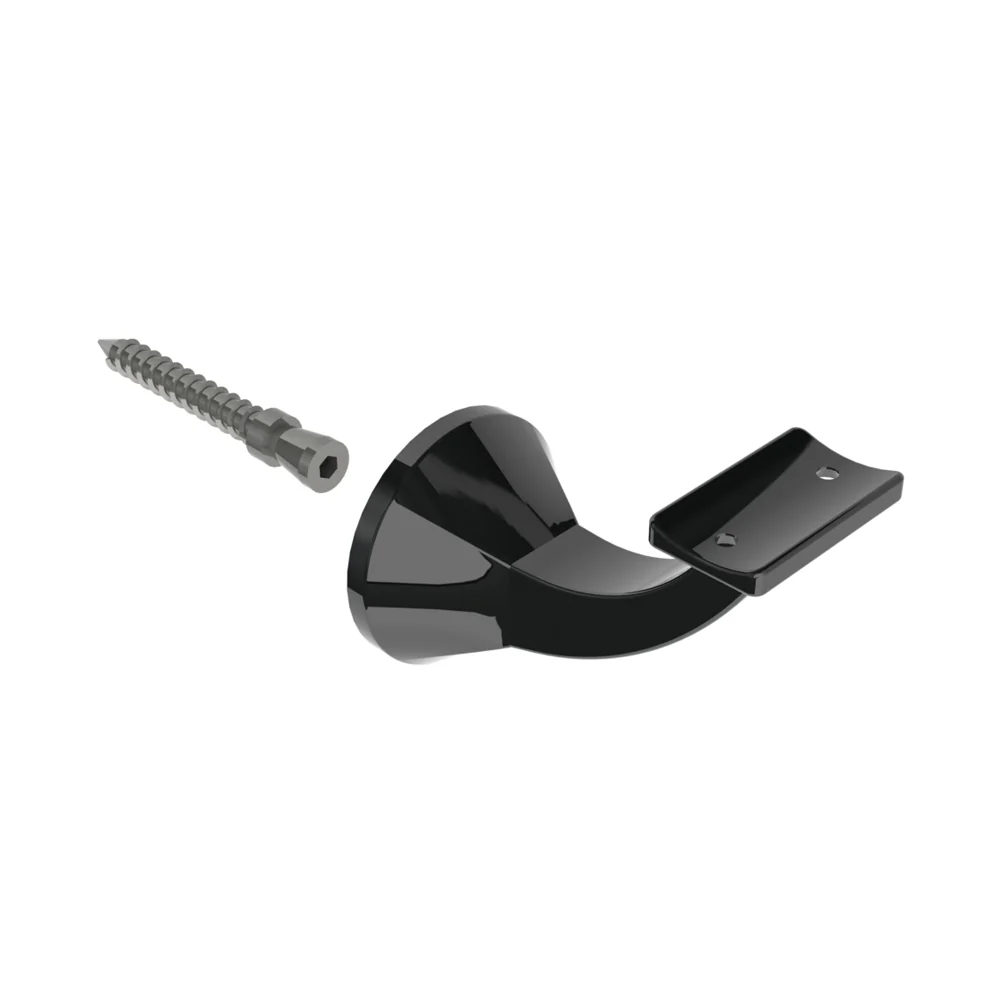 Emro Deluxe Concealed Stair Rail Curve Top Bracket 446CT - Available in Various Finishes - Image 5