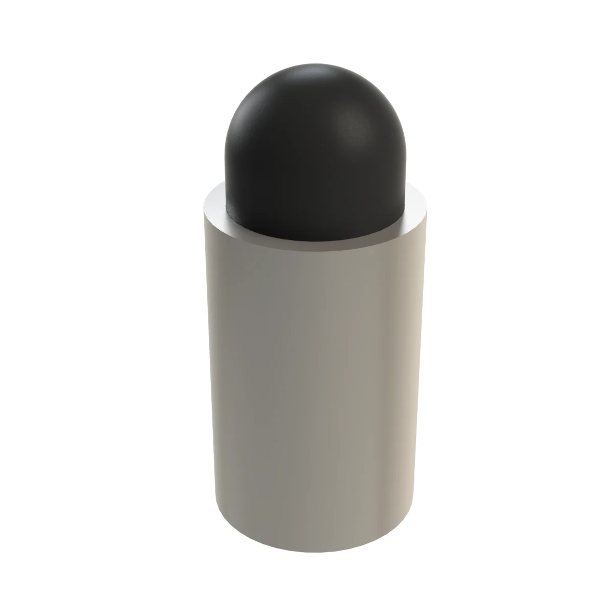 Emro Door Stop 50028 Wall Mounted 35x77mm Satin Pearl