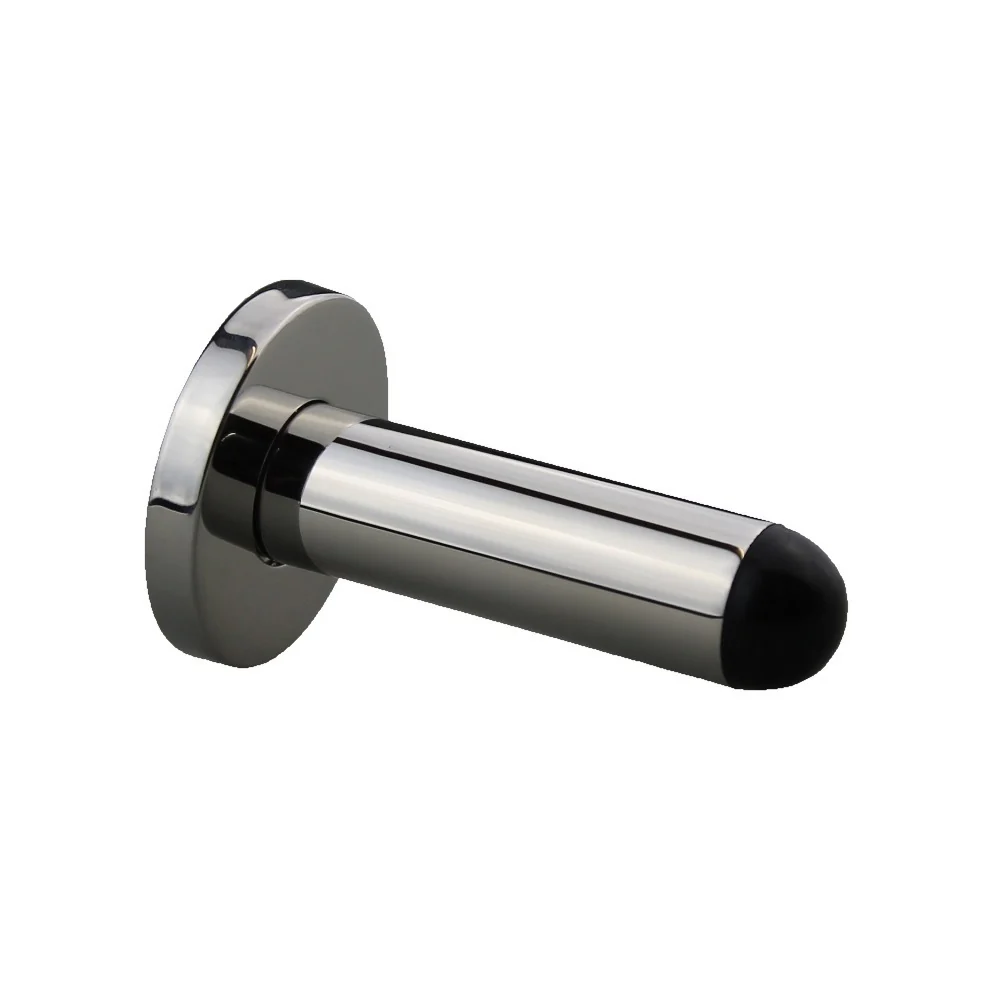 Emro Door Stop Door Mounted 75mm Polished Stainless Steel 50007PSS