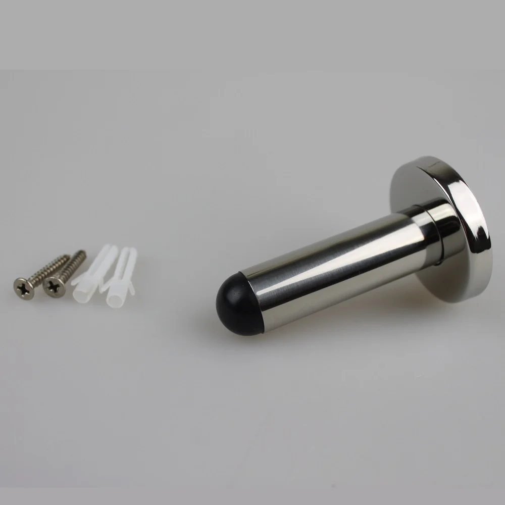 Emro Door Stop Door Mounted 75mm Polished Stainless Steel 50007PSS - Image 3
