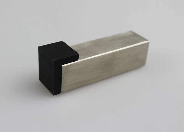 Emro Door Stop Wall/Floor Mounted Satin Stainless Steel 20x75mm 50014 - Image 2