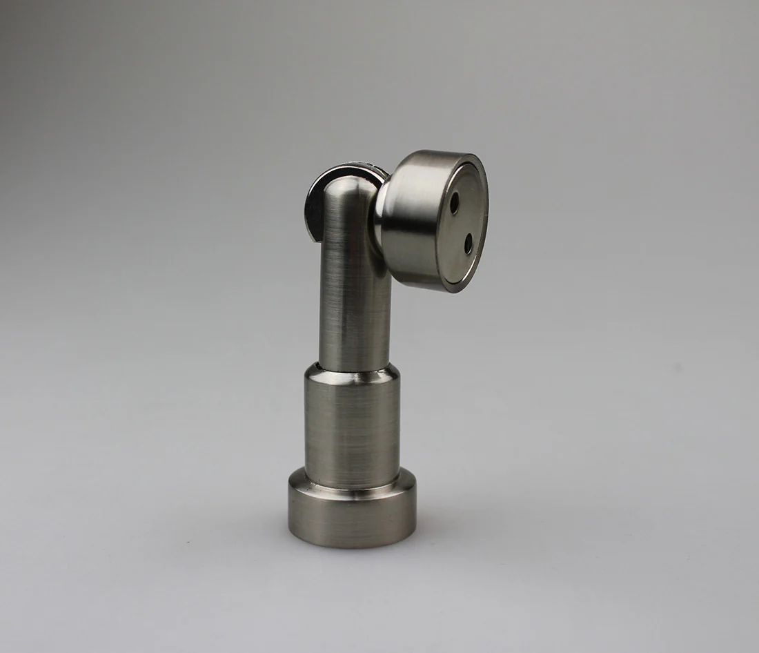 Emro Magnetic Door Stop Round Adjustable 83-90mm Satin Zinc Alloy 50018R - Image 2