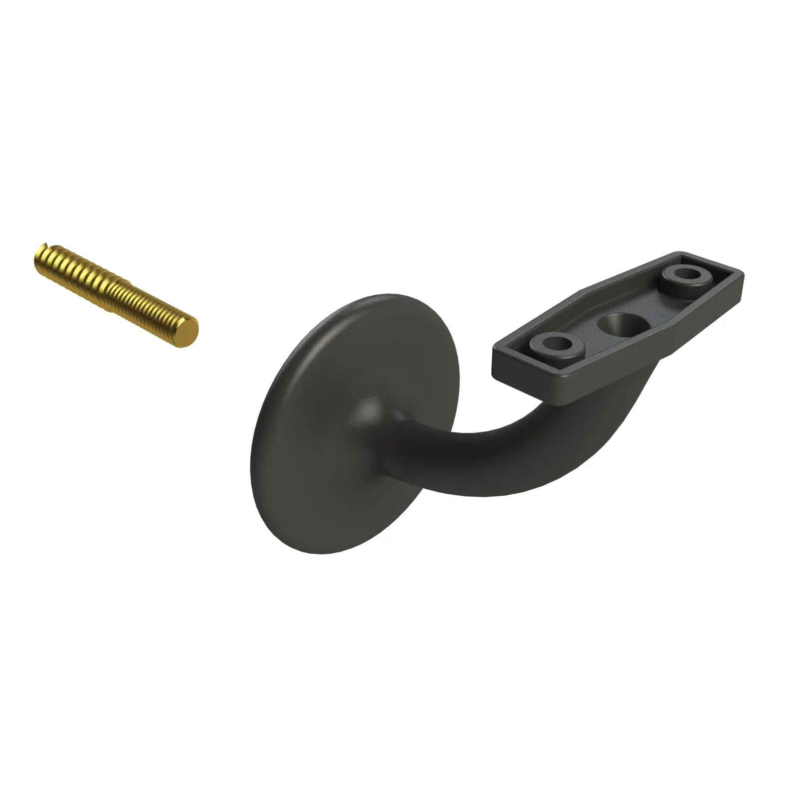 Emro Stair Hand Rail Bracket Centre Concealed Fix - Available in Various Finishes - Image 12