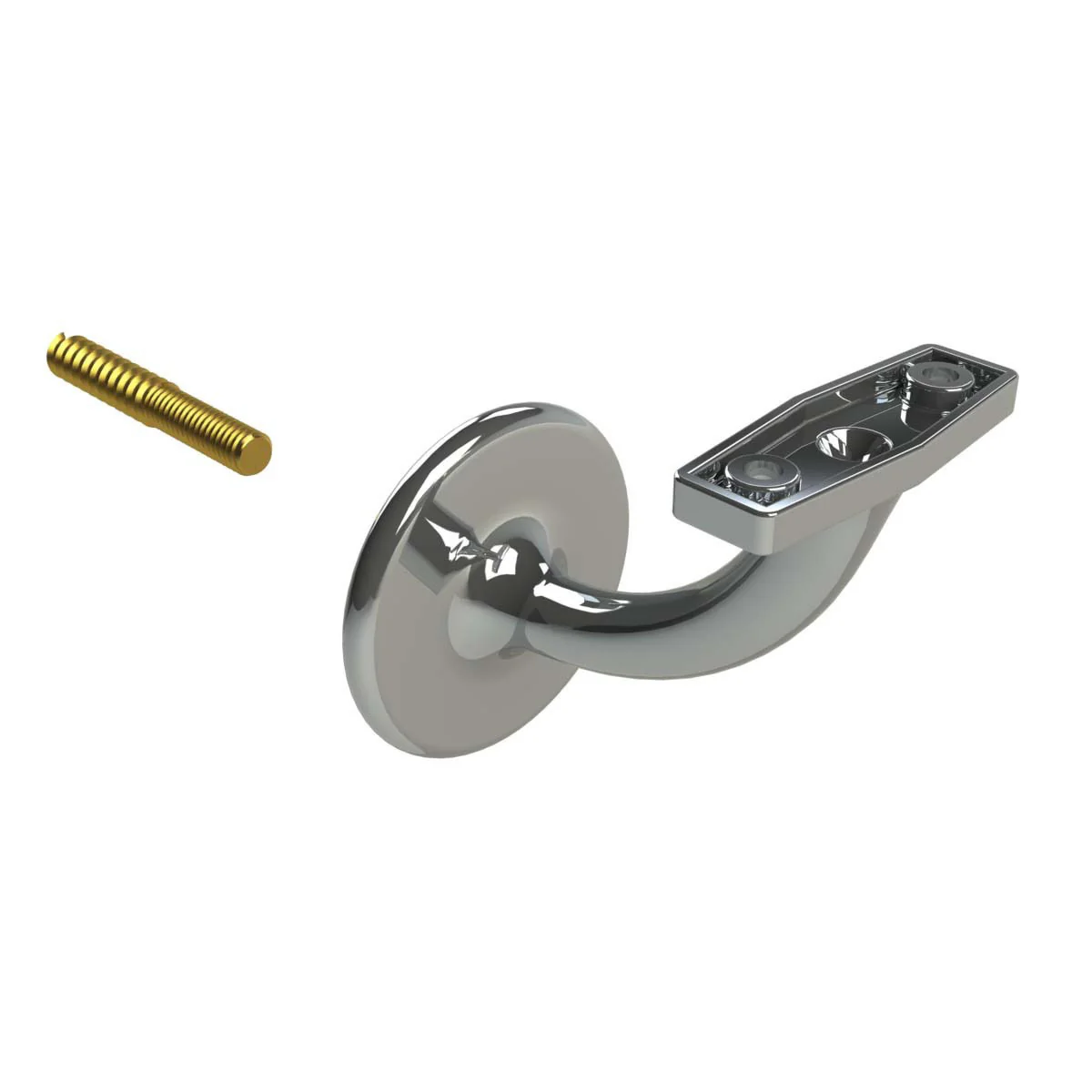 Emro Stair Hand Rail Bracket Centre Concealed Fix - Available in Various Finishes - Image 8