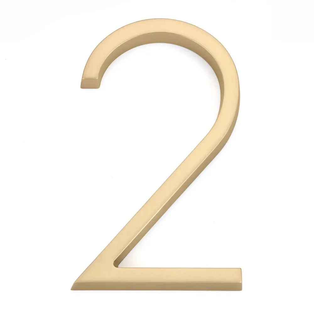 Emtek 178mm Modern House Number 0-9 - Available in Various Finishes - Image 11