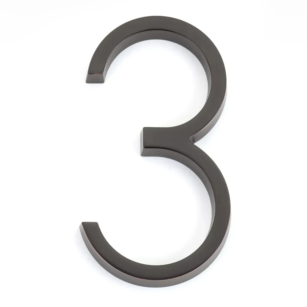 Emtek 178mm Modern House Number 0-9 - Available in Various Finishes - Image 14
