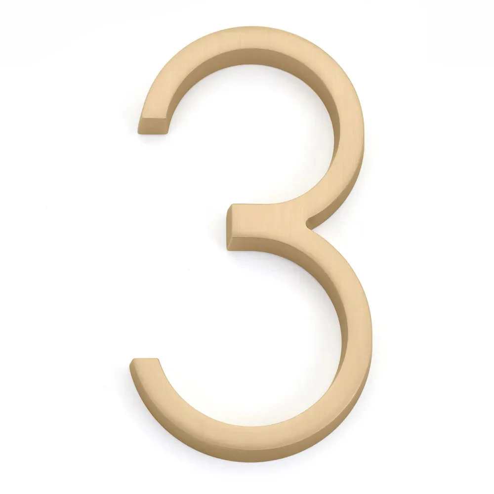 Emtek 178mm Modern House Number 0-9 - Available in Various Finishes - Image 15