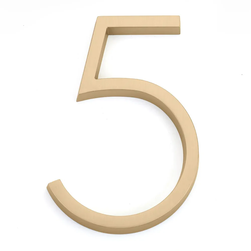Emtek 178mm Modern House Number 0-9 - Available in Various Finishes - Image 23