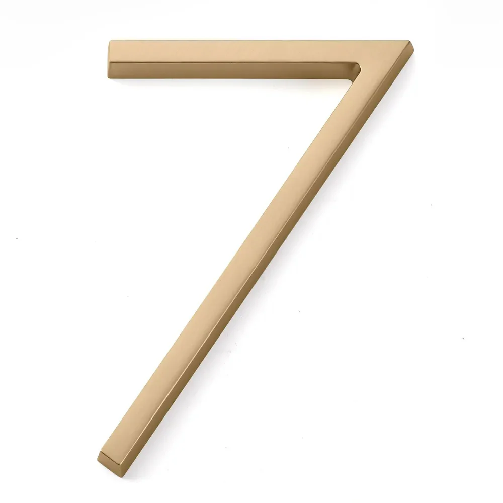 Emtek 178mm Modern House Number 0-9 - Available in Various Finishes - Image 31