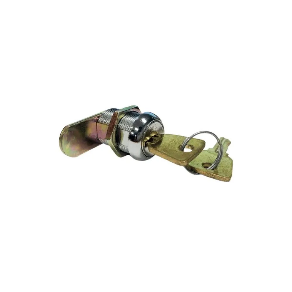 Firstlock Cabinet Cam Lock Round Face 11mm Keyed to Differ Chrome Plate NX11RKD - Image 2