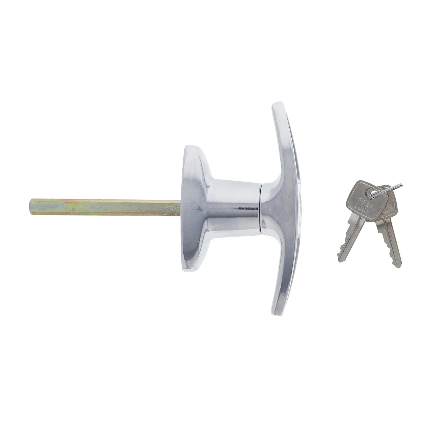 Firstlock Garage Door Lock T Handle Rear Fix Keyed To Differ GHRFKD - Image 2