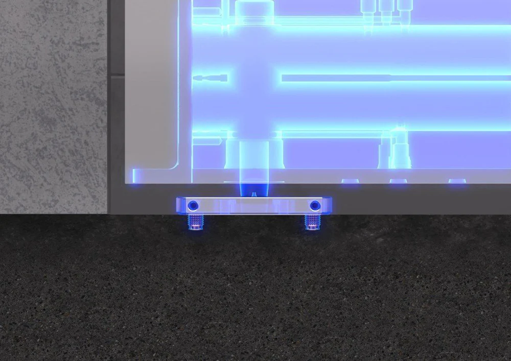 FritsJurgens System M+ Concealed Top Pivot with Standard Floor Plate - Image 7