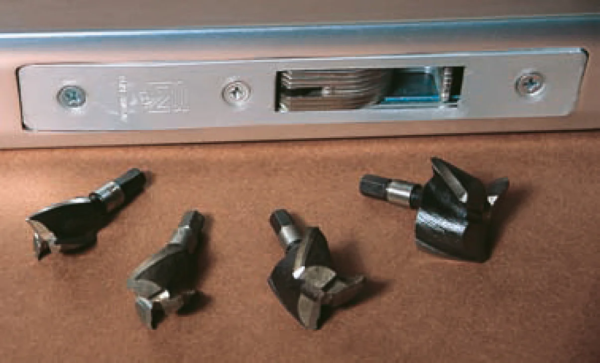 Hafele Aluminium Cutter 16.2mm - 31.8mm Screw On Suits Morticer Jig - Image 3
