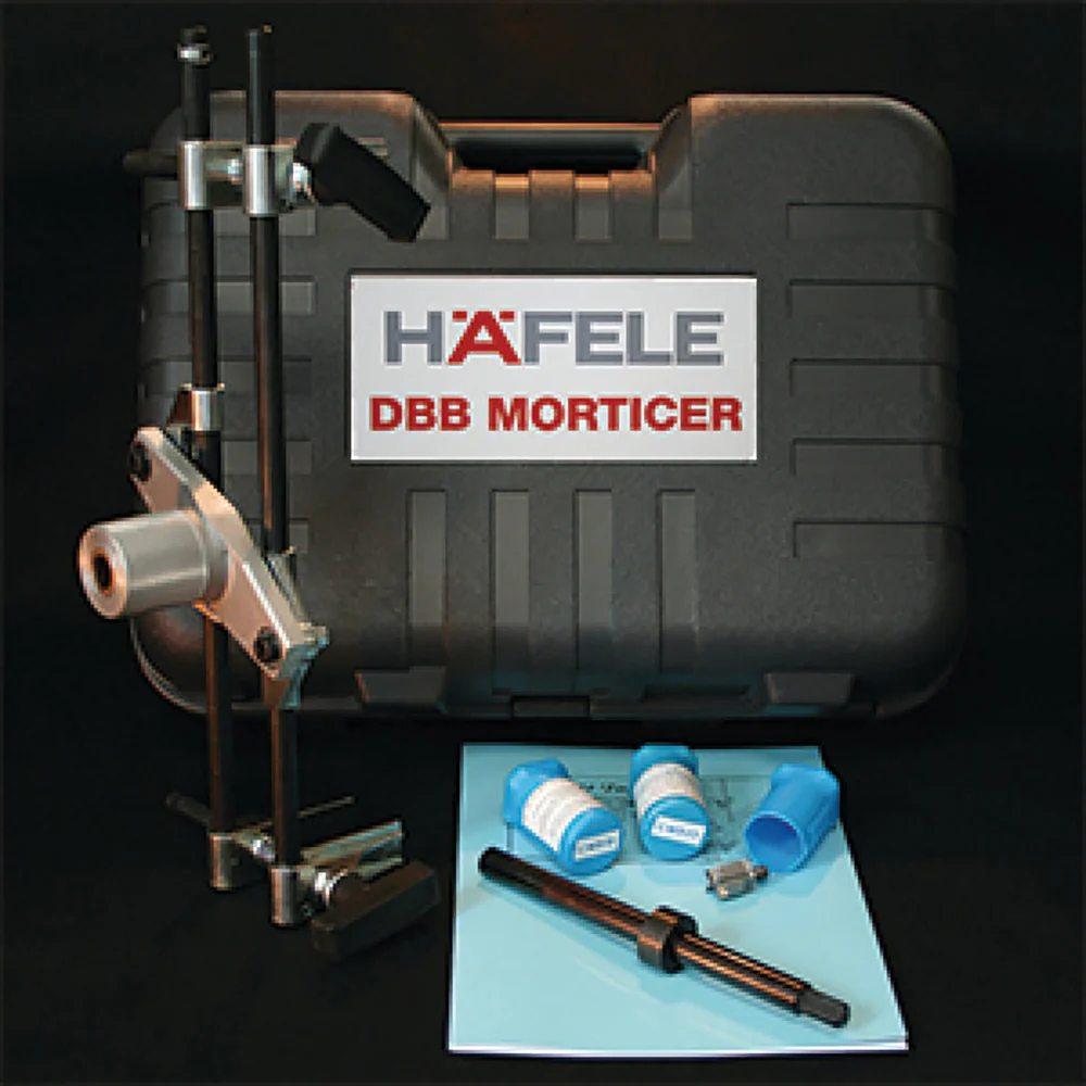 Hafele DBB Lock Morticer Jig and Fittings with 3 Cutters 001.67.700 - Image 4