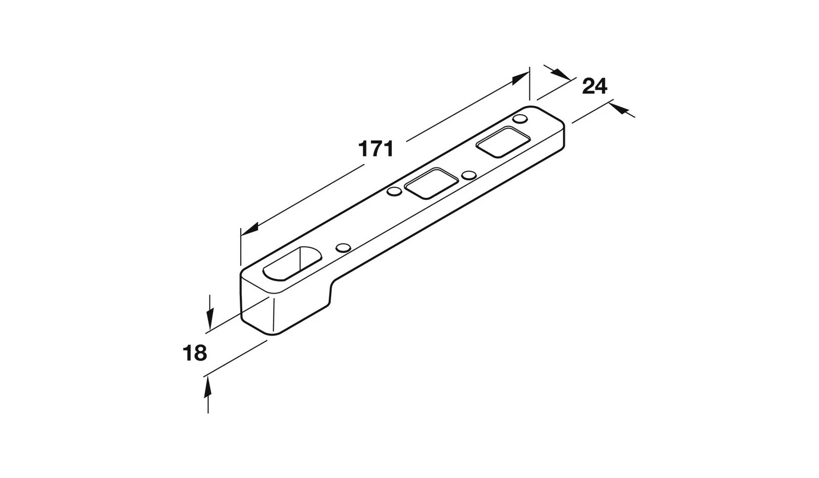 Hafele DCL 303 Floor Spring EN4 Hold Open 932.79.150 - Image 6