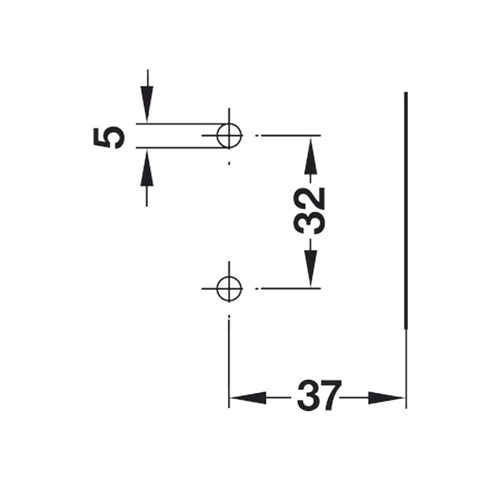 Hafele Salice Silentia 105 Cabinet Hinge Soft Close Pair DP 45/9.5 329.28.380 Hinge Display Pack 2 - Image 6