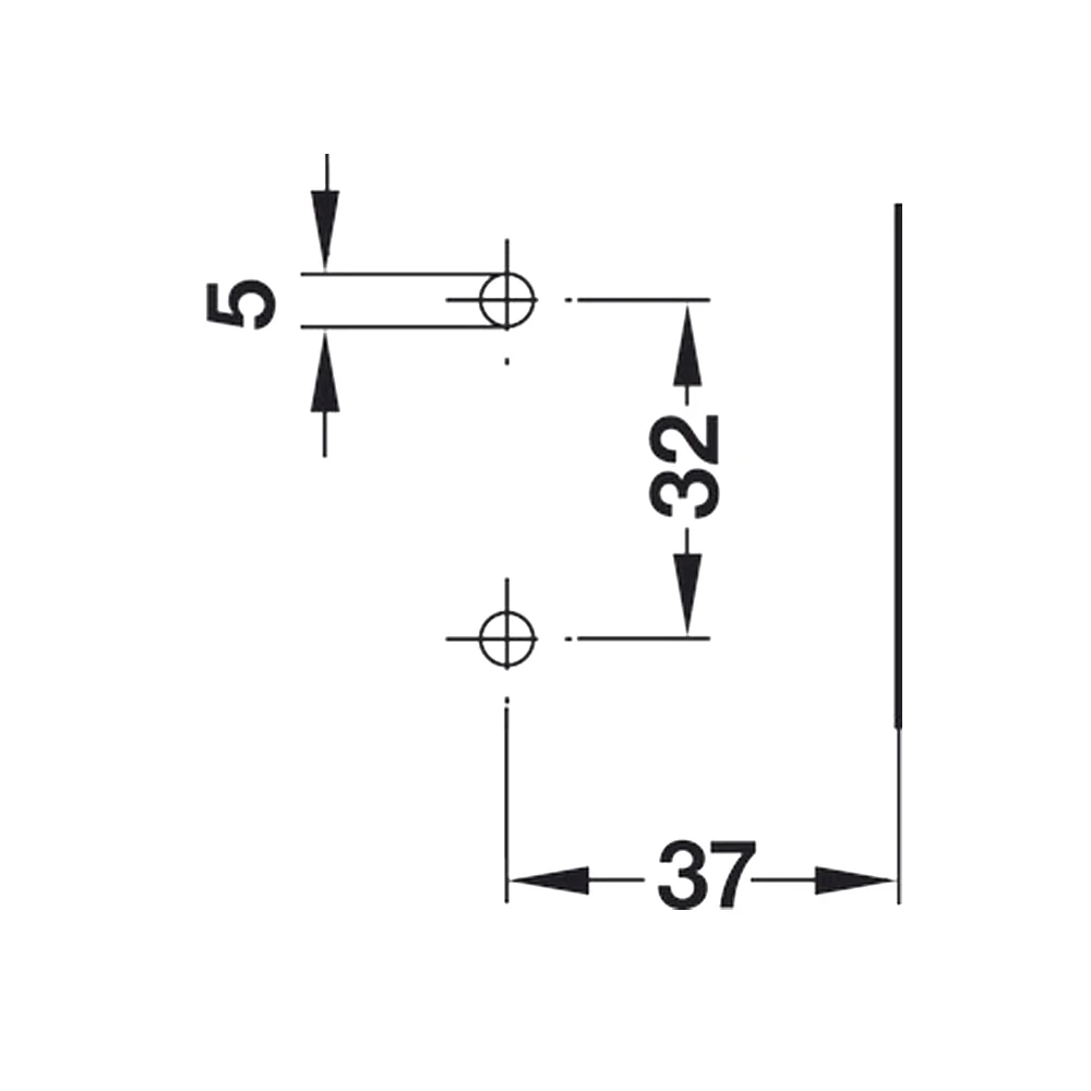 Hafele Salice Silentia 105 Cabinet Hinge Soft Close Pair DP 52/5.5 329.28.370 Hinge Display Pack 2 - Image 6