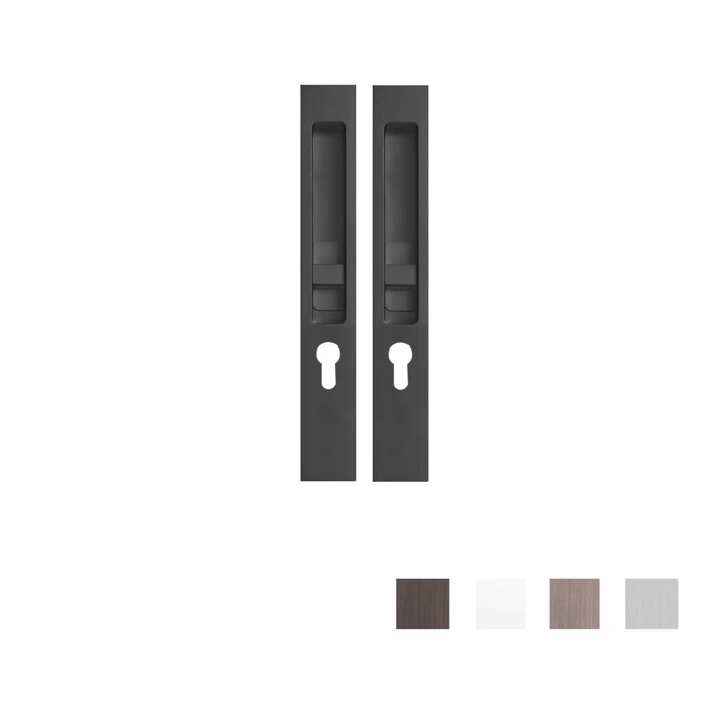Halliday & Baillie 640 Narrow Sliding Door Lock Key & Snib Both Sides 33mm
