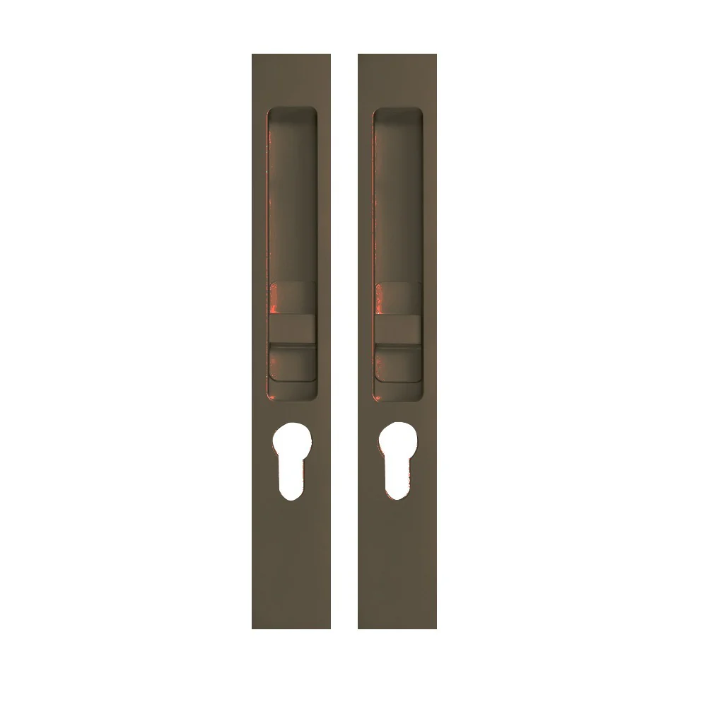 Halliday & Baillie 640 Narrow Sliding Door Lock Key & Snib Both Sides 33mm - Image 4