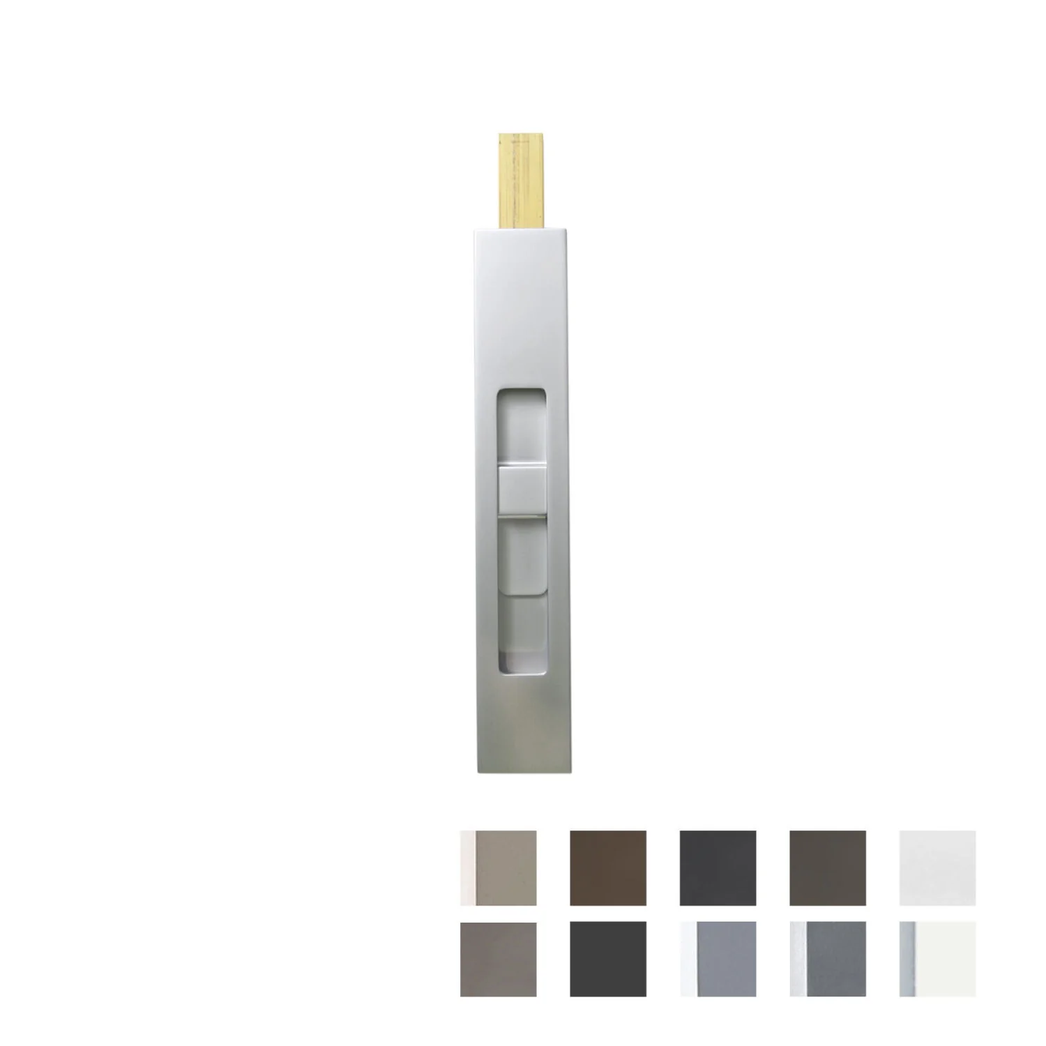 Halliday & Baillie Flat Throw Flush Bolt - Available in Various Finishes