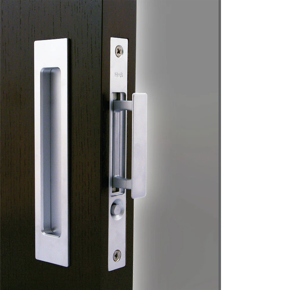 Halliday & Baillie Flush Pull Set 105mm Satin Chrome HB665, HB604 & HB665 - Image 2
