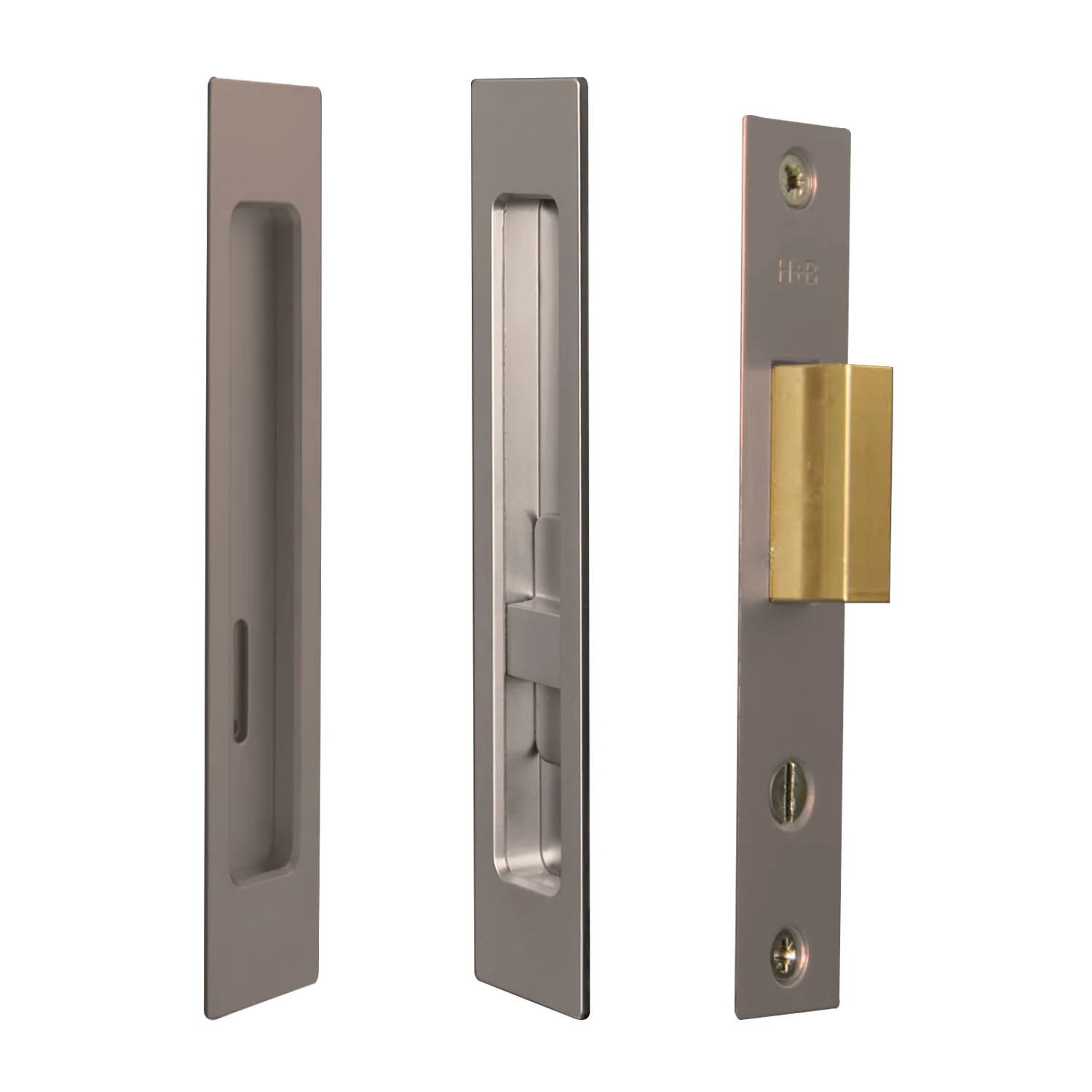 Halliday & Baillie Pivot Door Privacy Set Flush Pull with Snib and Indicator 1485 - Image 11