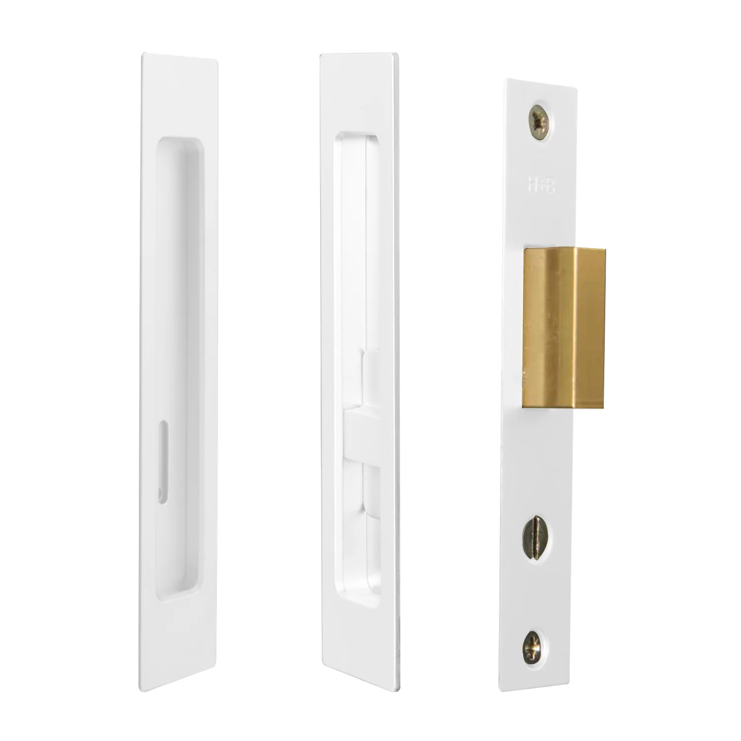Halliday & Baillie Pivot Door Privacy Set Flush Pull with Snib and Indicator 1485 - Image 6