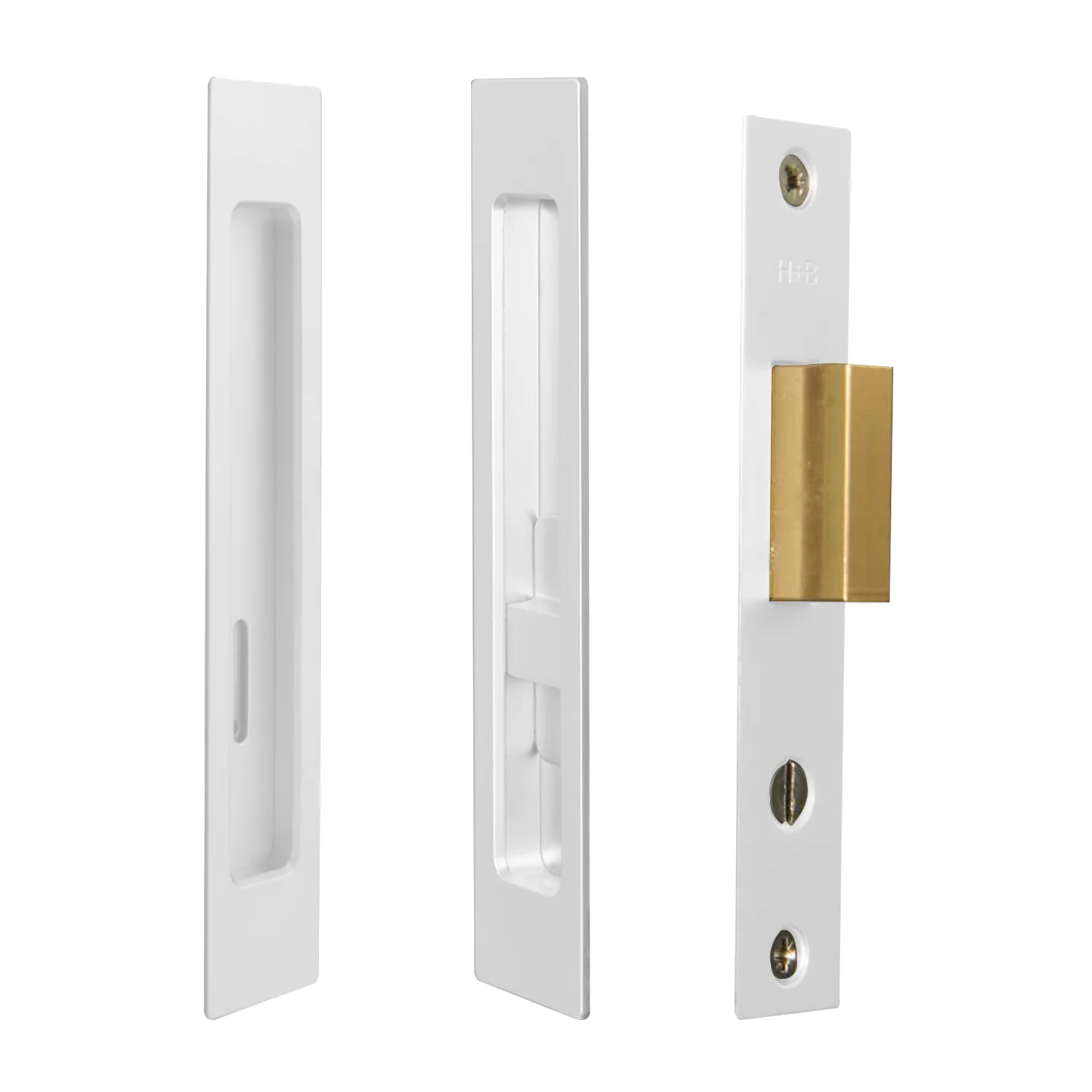 Halliday & Baillie Pivot Door Privacy Set Flush Pull with Snib and Indicator 1485 - Image 9