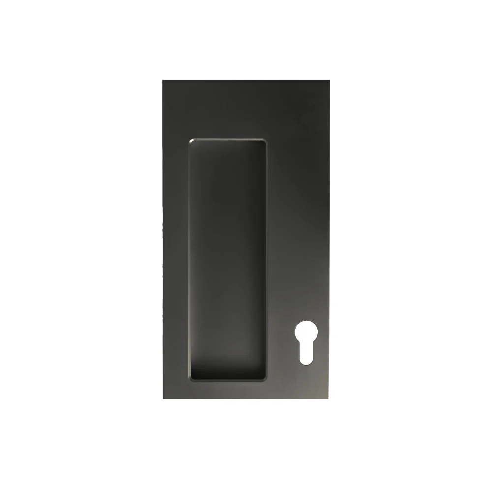 Halliday & Baillie Rectangle Offset Flush Pull with Keyhole 250mm - Available in Various Finishes - Image 12