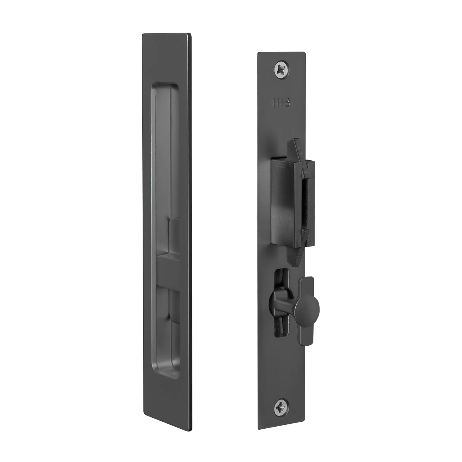 Halliday & Baillie Sliding Door Privacy Set Flush Pull with Snib Inside Only 1483 - Image 13