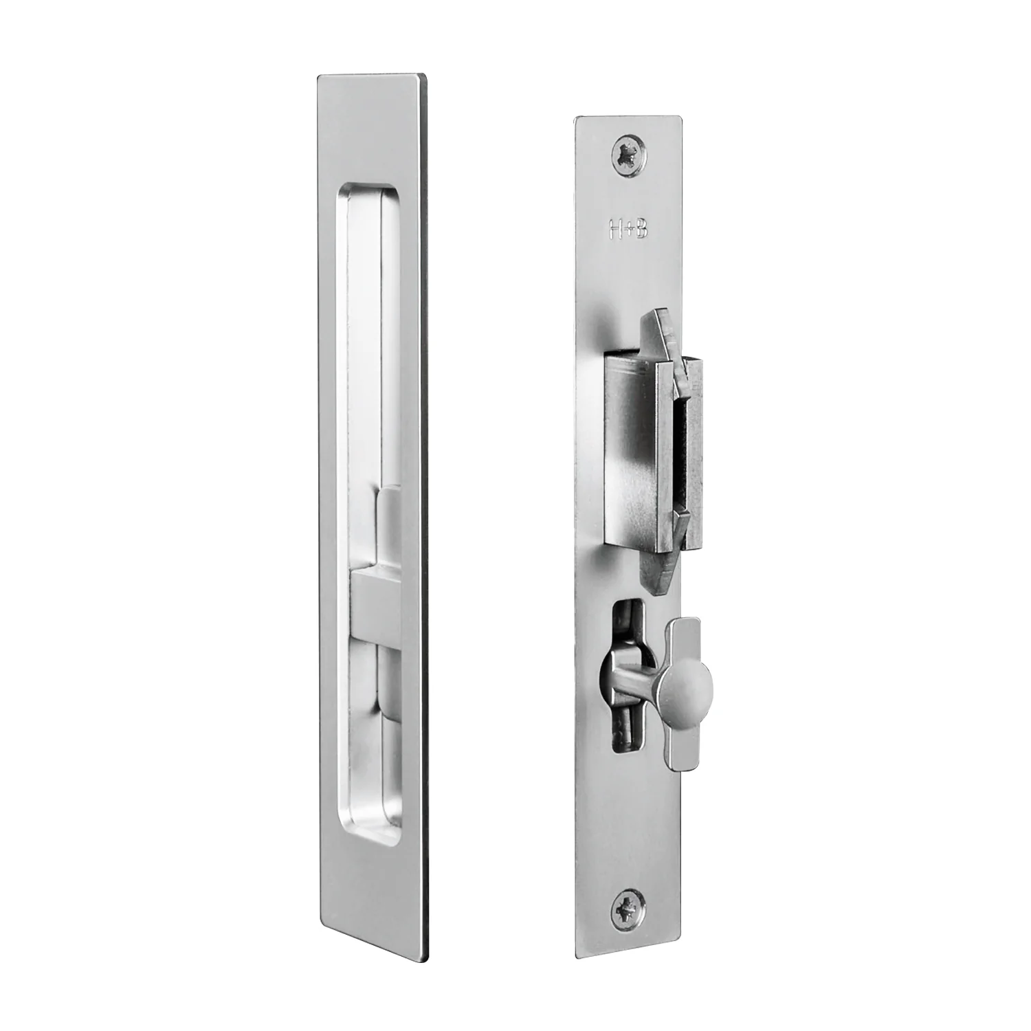 Halliday & Baillie Sliding Door Privacy Set Flush Pull with Snib Inside Only 1483 - Image 14