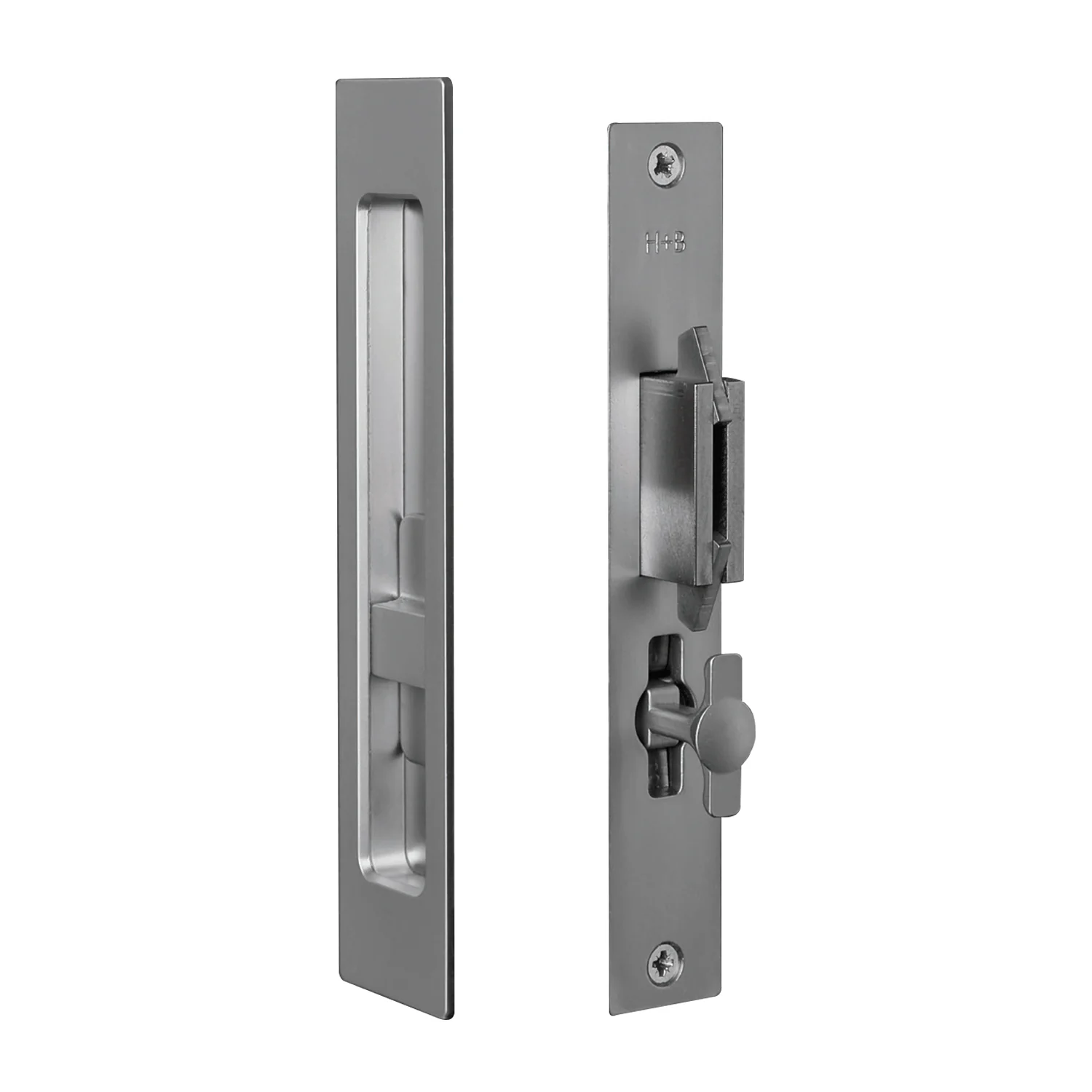 Halliday & Baillie Sliding Door Privacy Set Flush Pull with Snib Inside Only 1483 - Image 4