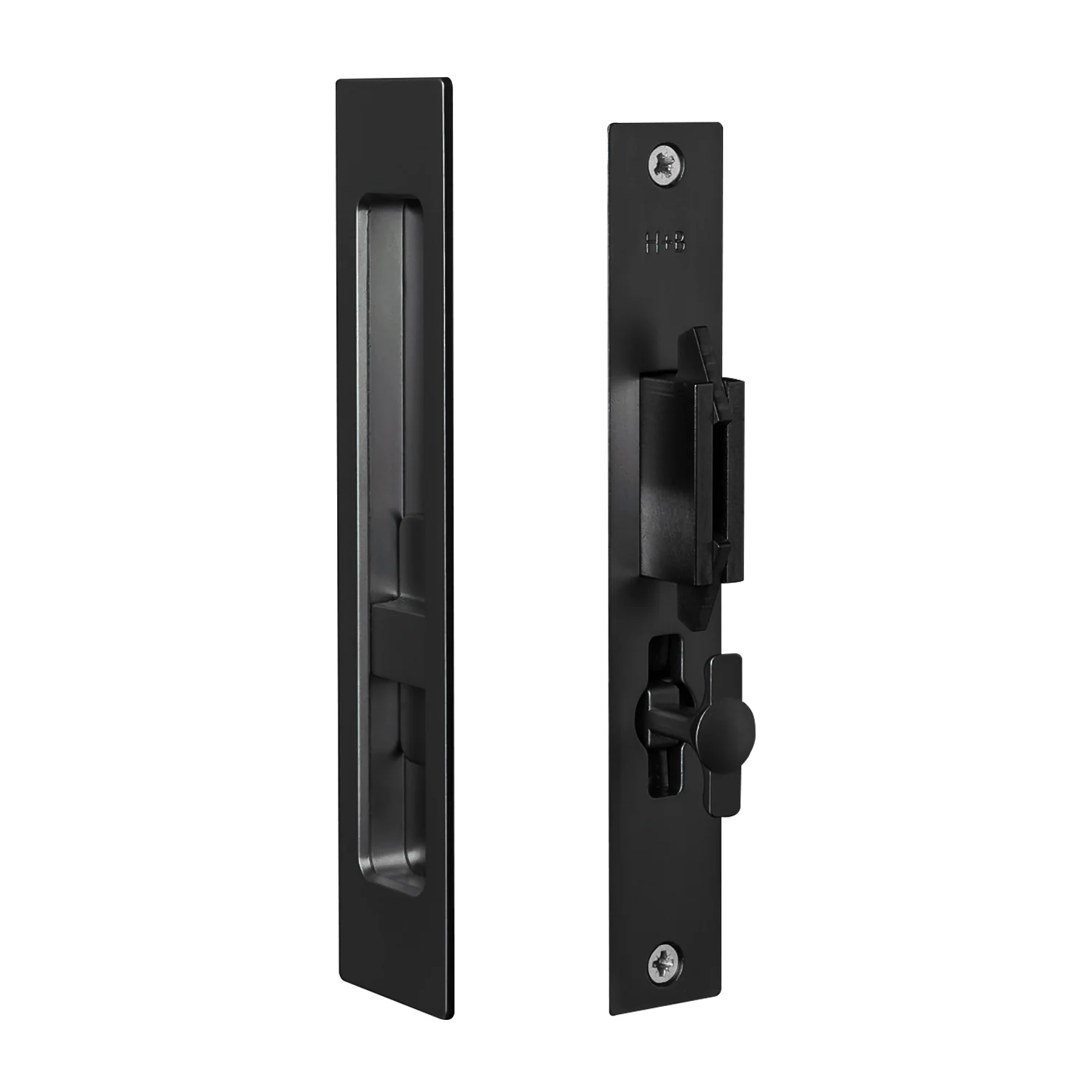 Halliday & Baillie Sliding Door Privacy Set Flush Pull with Snib Inside Only 1483 - Image 5