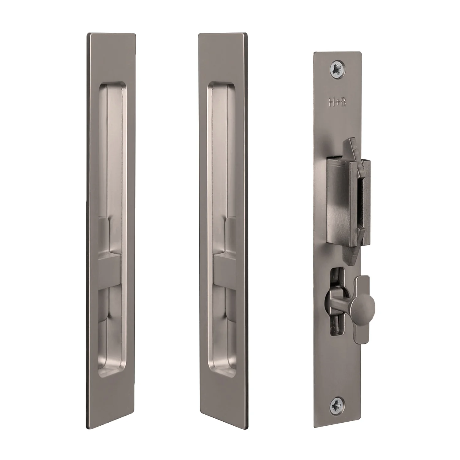 Halliday & Baillie Sliding Door Set Flush Pull Snib Both Sides 1484 - Available in Various Finishes - Image 11
