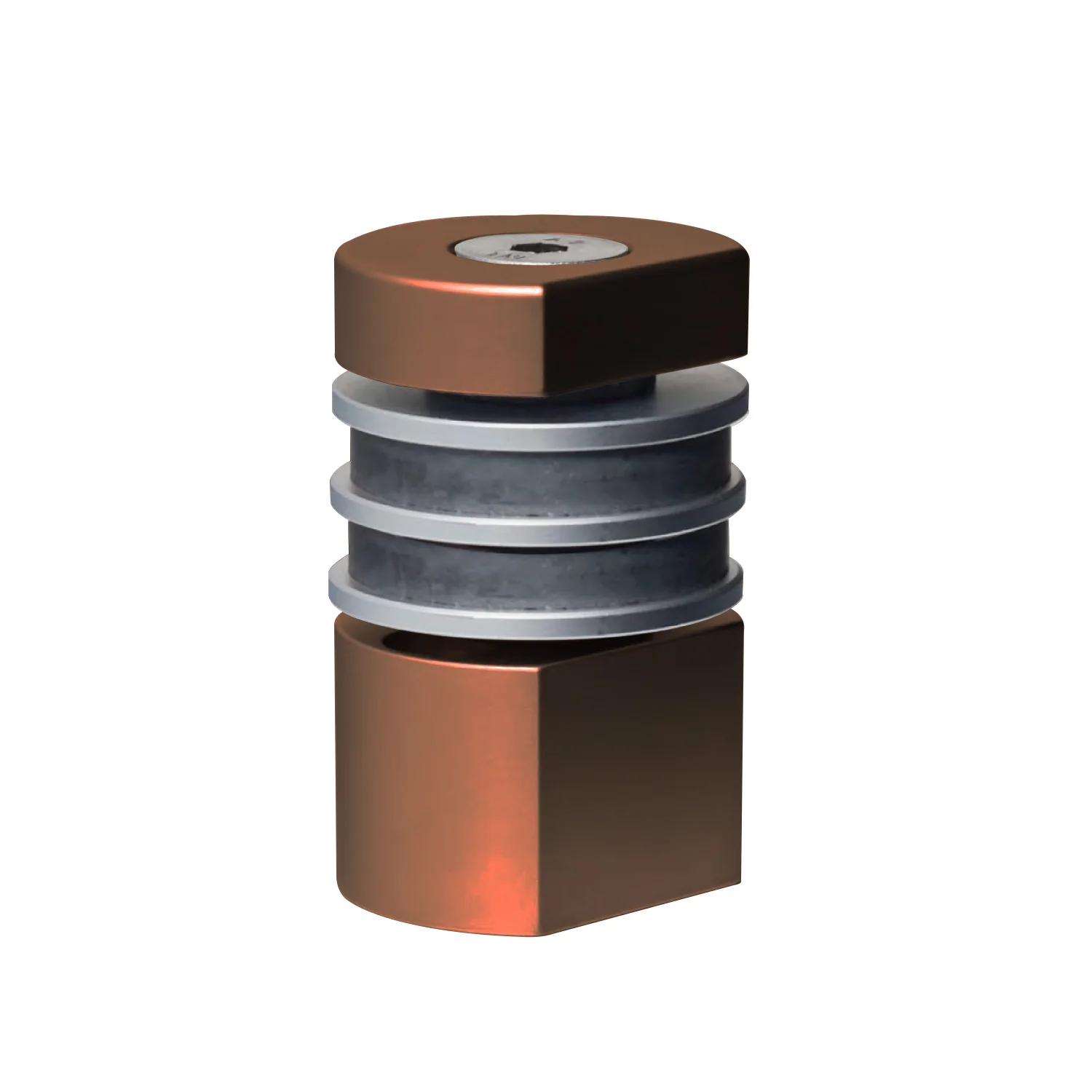 Halliday & Baillie Round Floor Mounted Double Magnetic Door Stop HB710L - Image 4