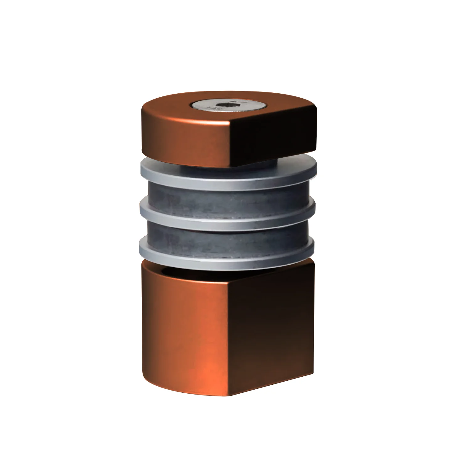 Halliday & Baillie Round Floor Mounted Double Magnetic Door Stop HB710L - Image 6