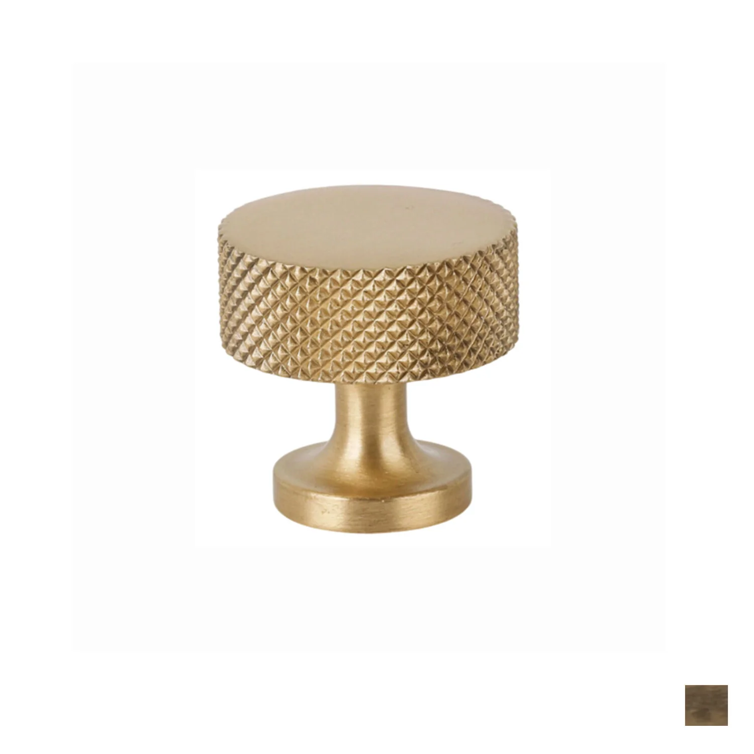 Hepburn New Yorker Cabinet Cupboard Knob 30mm - Available in Burnished Brass and Oil Rubbed Bronze
