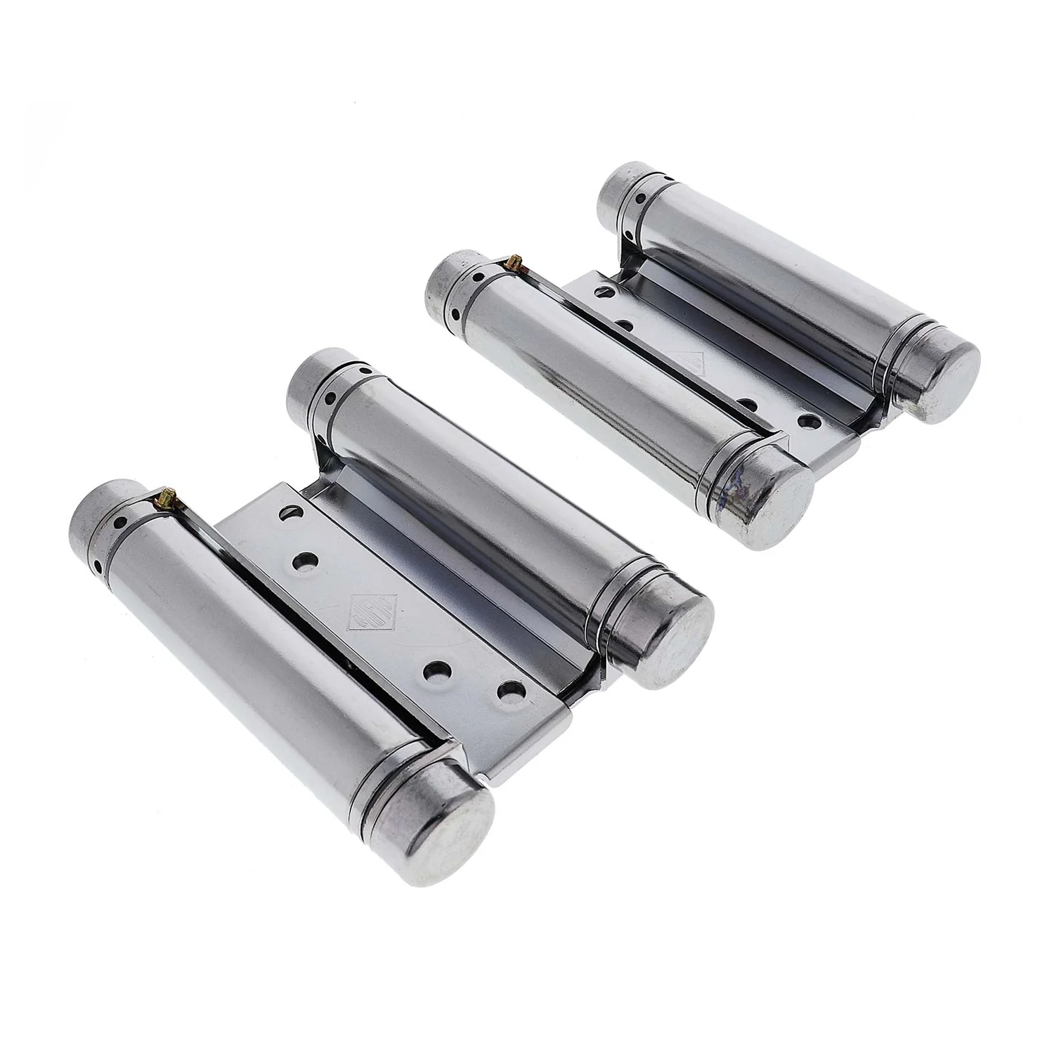HFH Door Hinge Double Action Spring 100mm Polished Chrome 4150-103 *Pair* - Image 2