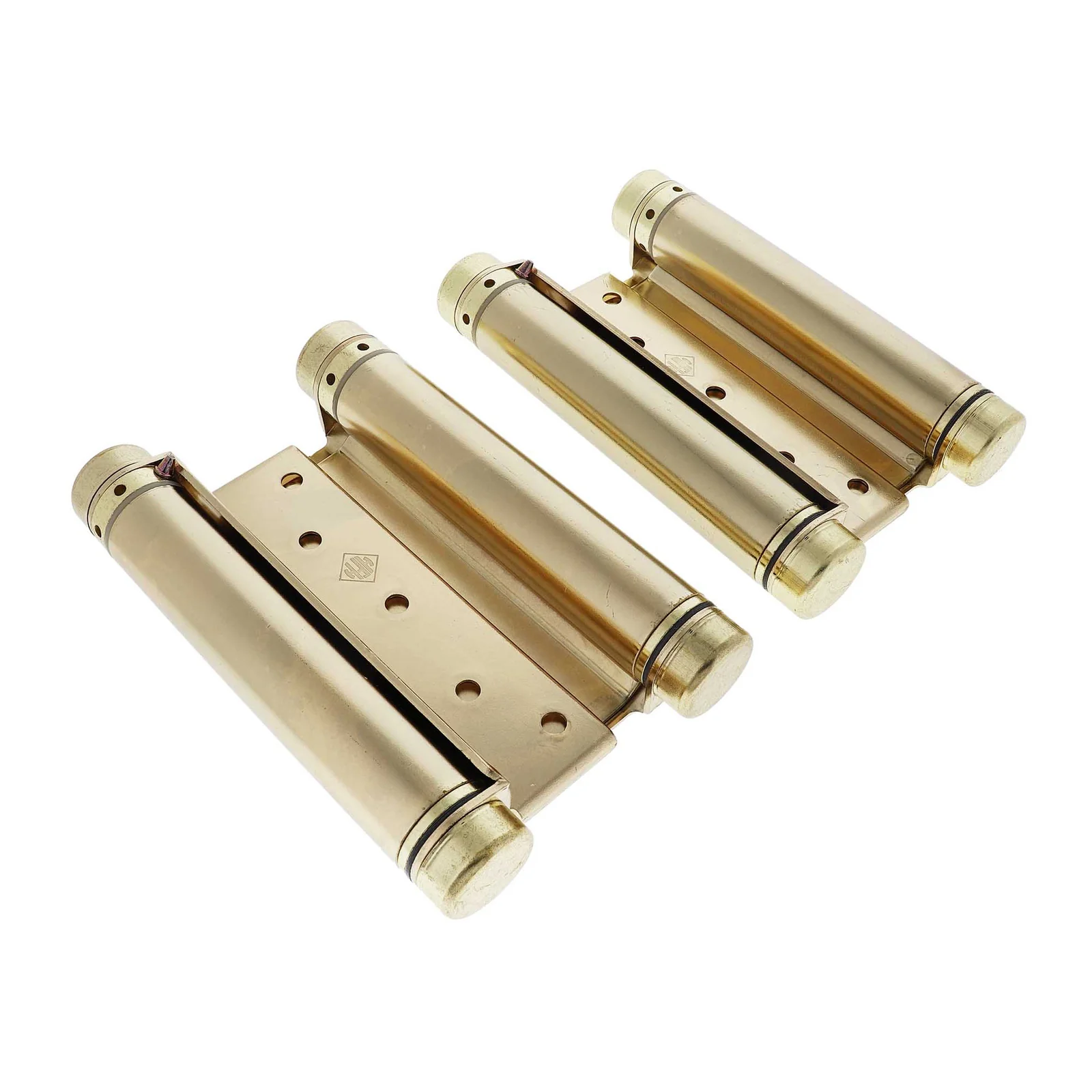 HFH Double Action Spring Door Hinge 150mm Polished Brass 4150-155 - Image 2