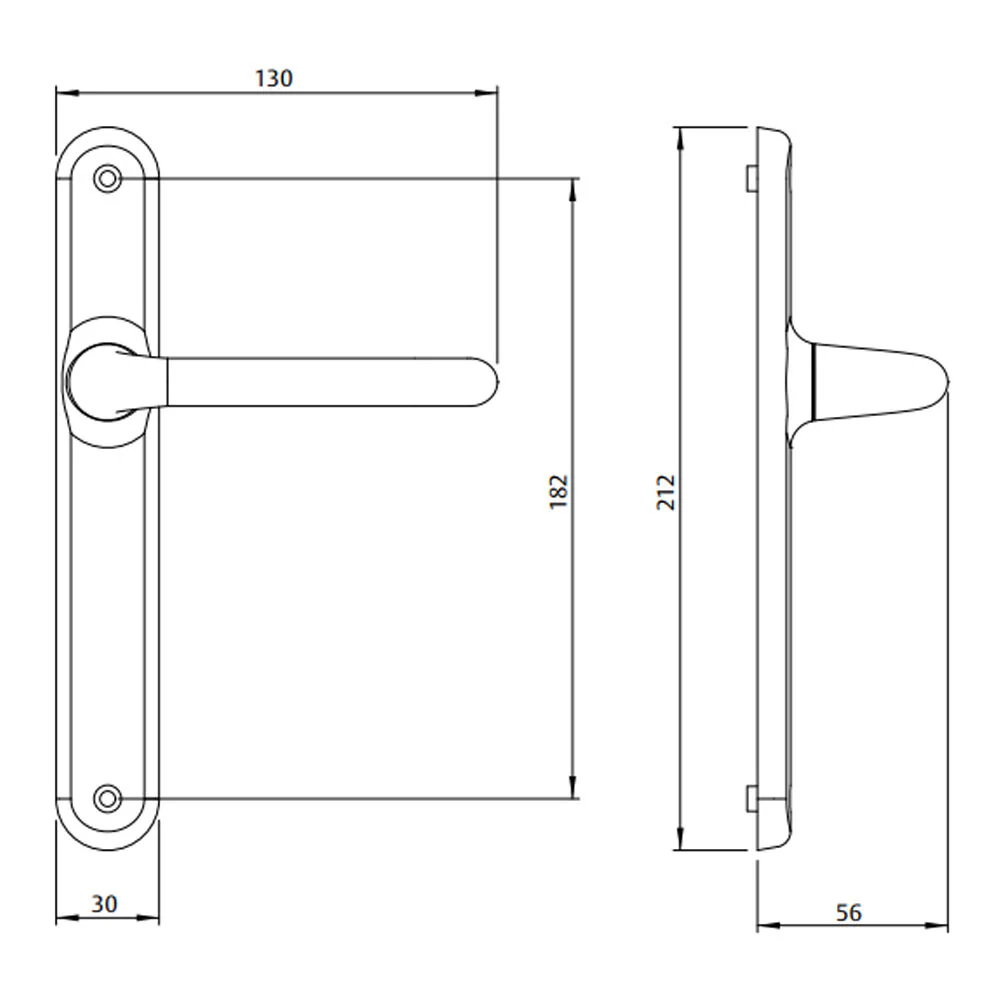 Interlock Door Lock Pack with Mortice Lock Verona Lever Black with Euro Cylinder - Image 5