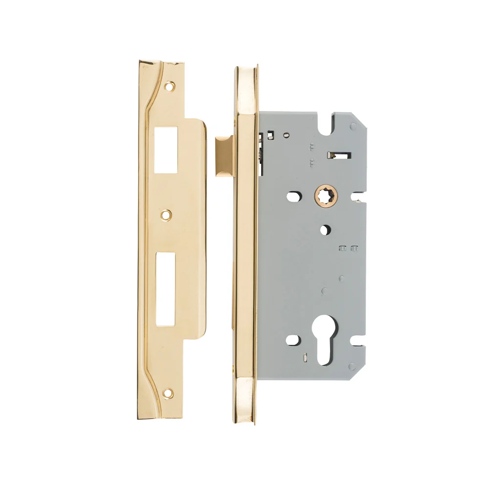 Iver 85mm Rebated Euro Mortice Lock - Available in Various Finishes and Sizes - Image 3