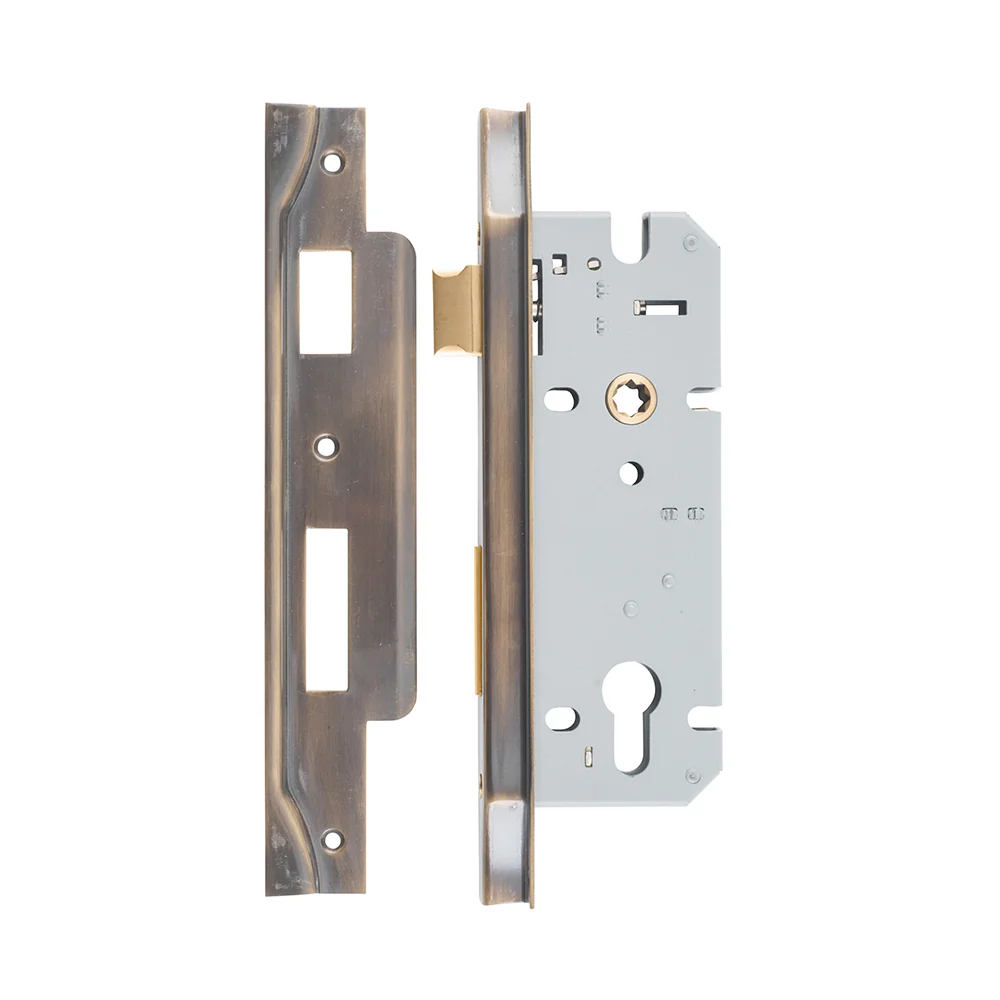 Iver 85mm Rebated Euro Mortice Lock - Available in Various Finishes and Sizes - Image 4