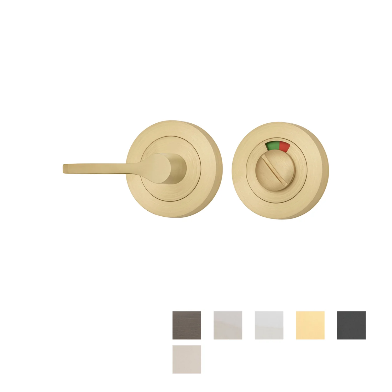 Iver Accessibility Round Privacy Turn w/ Indicator - Available in Various Finish