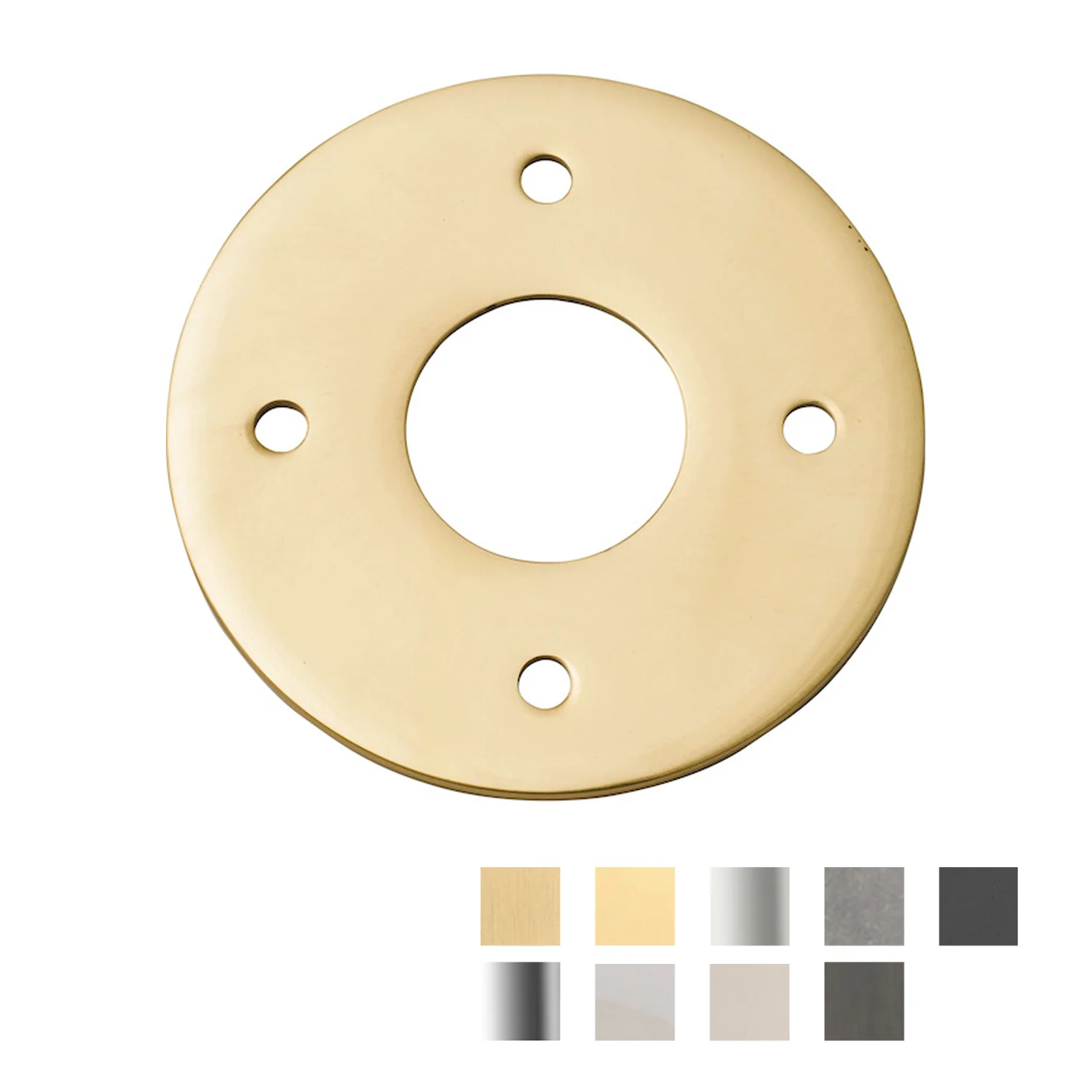 Iver Adaptor Plate Round 54mm Hole Pair - Available In Various Finishes