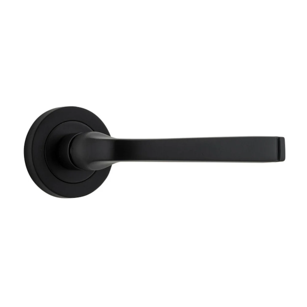 Iver Annecy Door Lever Handle on Round Rose - Image 5