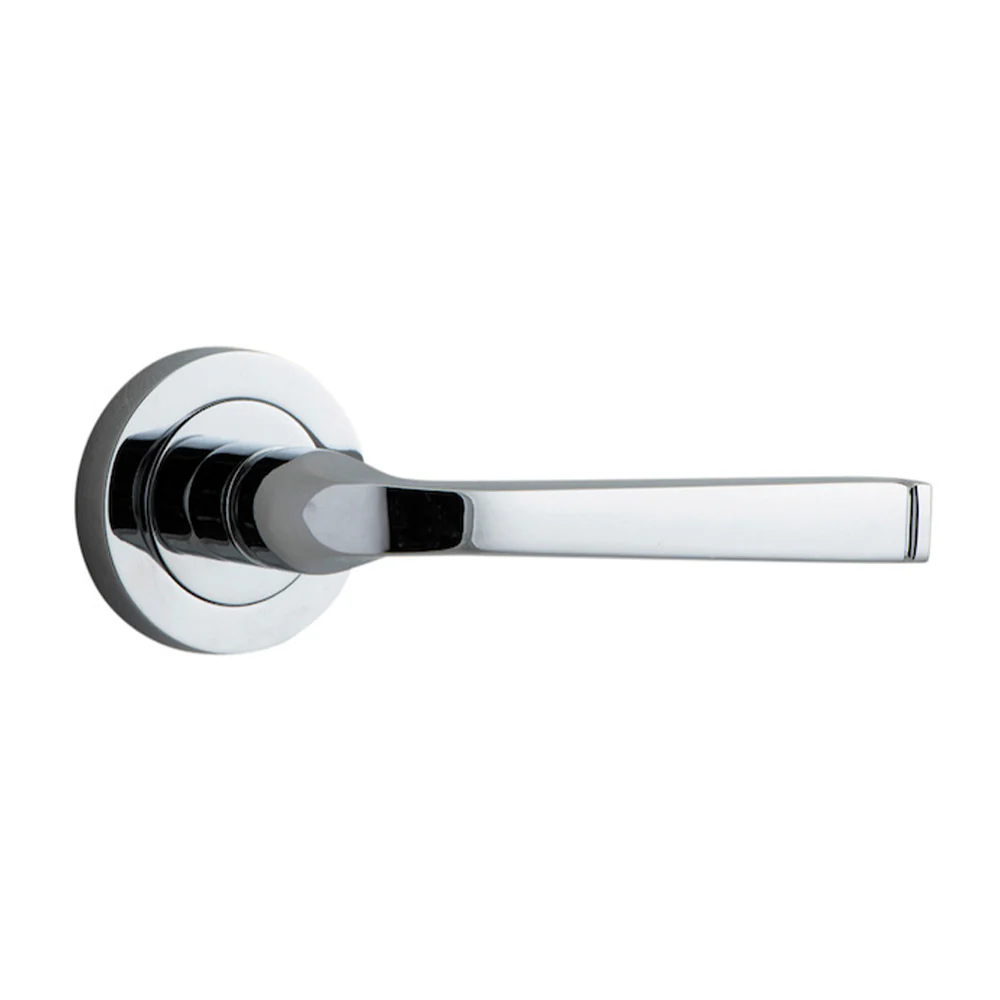 Iver Annecy Door Lever Handle on Round Rose - Image 6