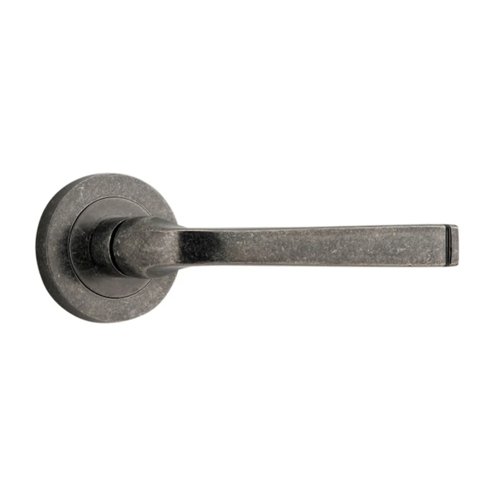 Iver Annecy Door Lever Handle on Round Rose - Image 8