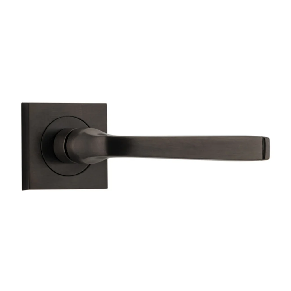 Iver Annecy Door Lever Handle on Square Rose - Image 5